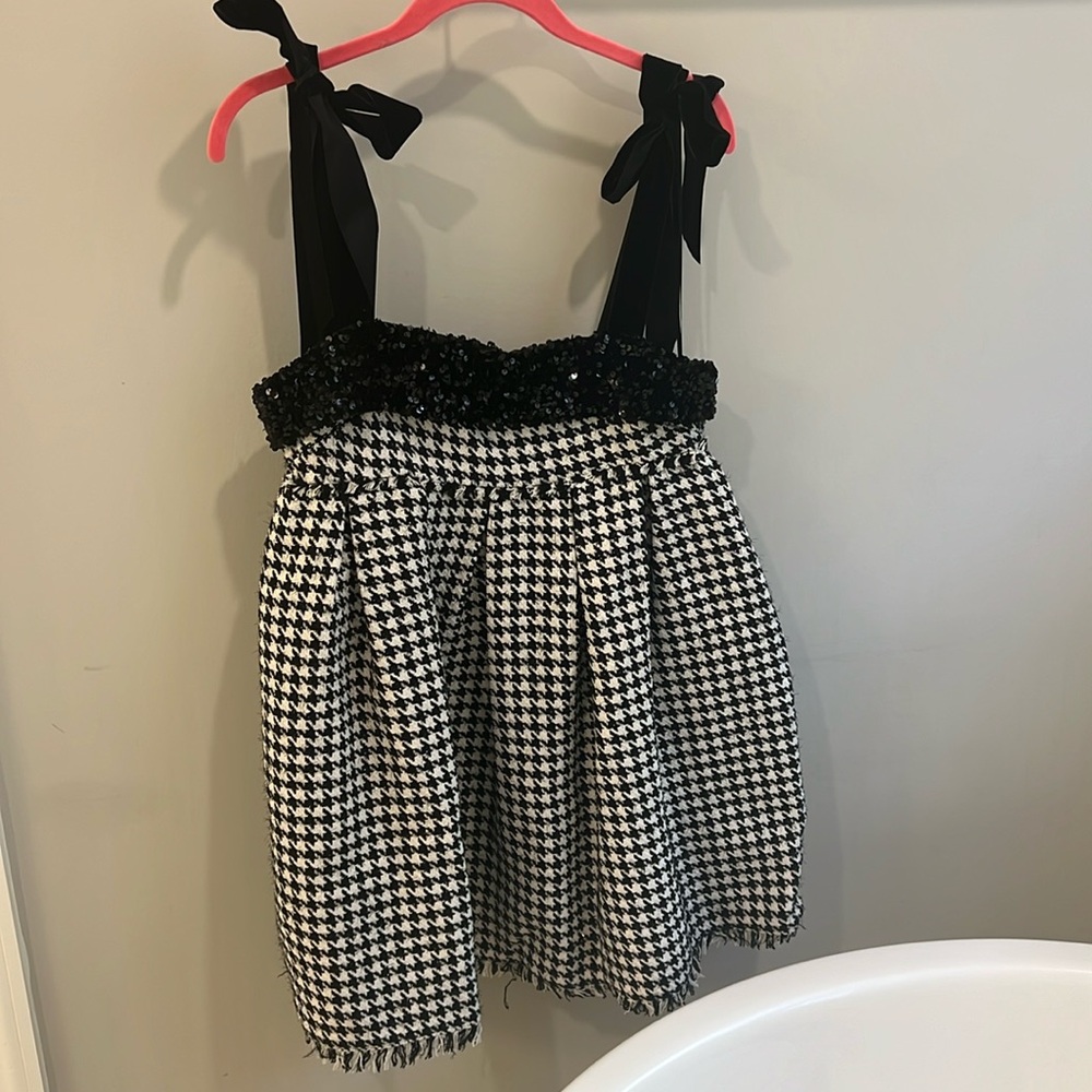 Sofie the Label Tweed Houndstooth Dress size Small